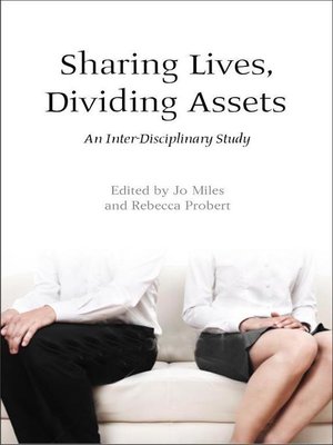 cover image of Sharing Lives, Dividing Assets